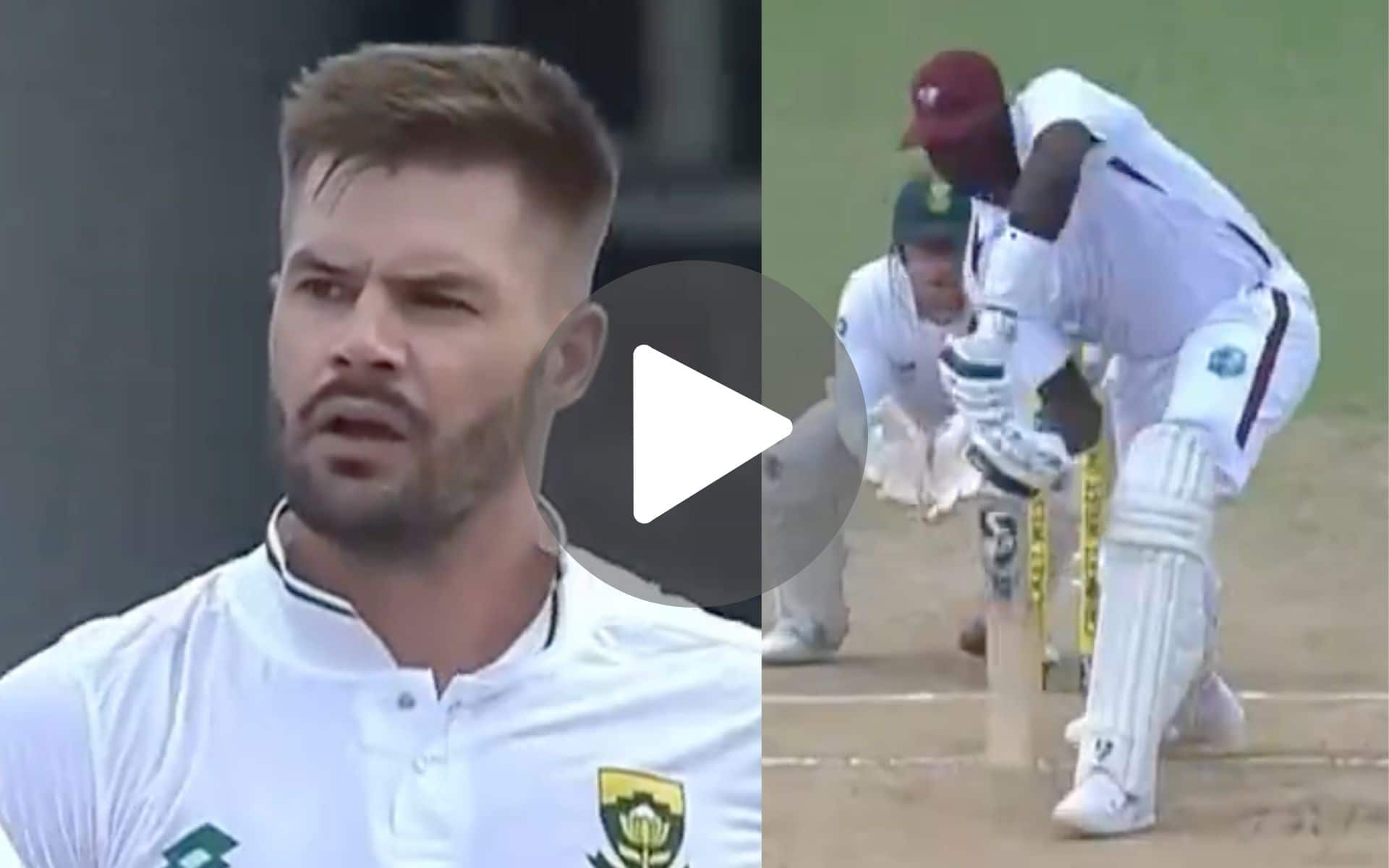 [Watch] Aiden Markram Gives Angry Send-Off To Jason Holder After Destroying His Off Pole